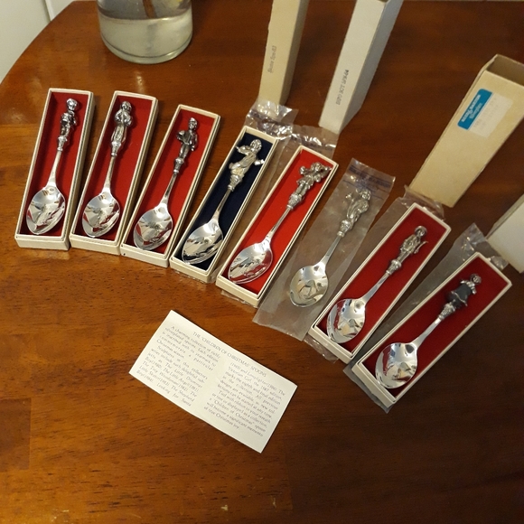 Christmas Reed and Barton Silverplate Spoons! \